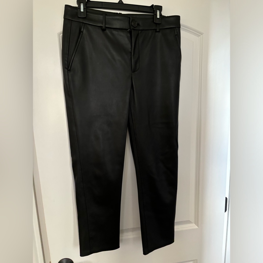 Zara Faux Leather Pants